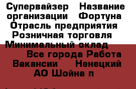 Супервайзер › Название организации ­ Фортуна › Отрасль предприятия ­ Розничная торговля › Минимальный оклад ­ 19 000 - Все города Работа » Вакансии   . Ненецкий АО,Шойна п.